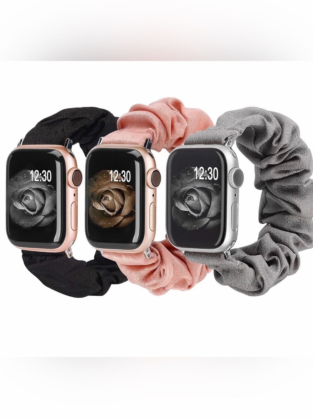 Apple Watch Scrunchie Bands - 3 Pack